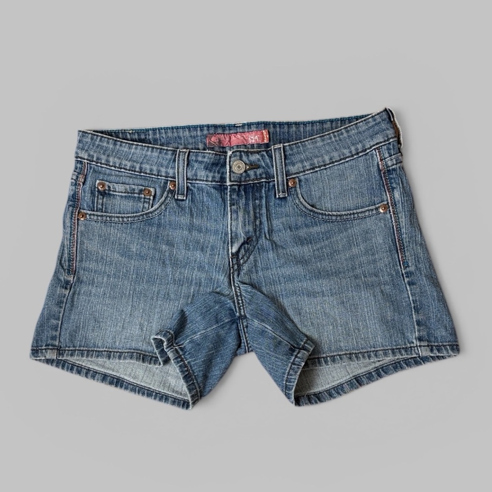 Levi's Vintage Too Superlow 524 Medium-Wash Denim Shorts